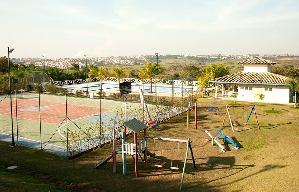 Área com playground do loteamento Área com playground do loteamento
